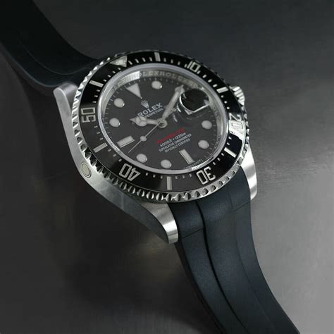 rolex sea dweller 43 rubber strap